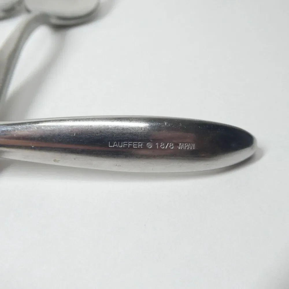 Lauffer Towle Design 2 Stainless Japan 21pc Flatware Lot Forks 18/8 MCM Vintage